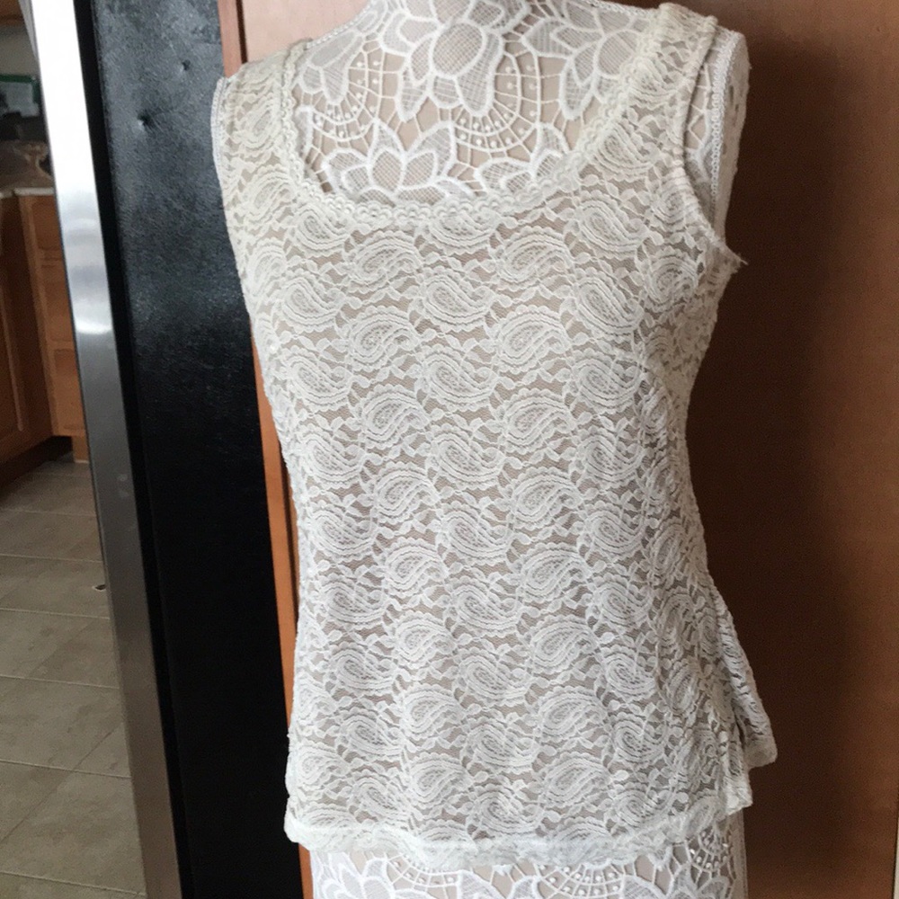 Kathleen Kirkwood lace tank